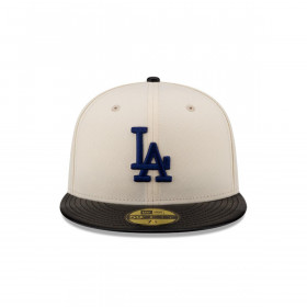 Gorro 59fifty MLB Los Angeles Dodgers Leather Visor White