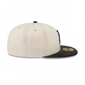 Gorro 59fifty MLB Los Angeles Dodgers Leather Visor White