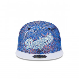 Gorra 59fifty MLB Los Angeles Dodgers Wave Fill Blue