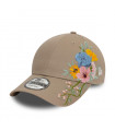 Gorra 9Forty  New Era Brand Floral Grey