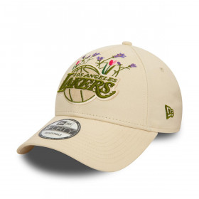 Gorra 9Forty Los Angeles Dodgers NBA Flower Icon Beige