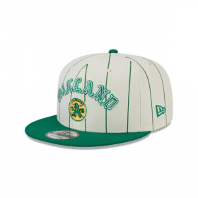 Gorro Oakland Athletics MLB 9Fifty Jersey Pinstripe White