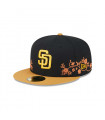 Gorro 59fifty MLB San Diego Padres Floral Vine Black