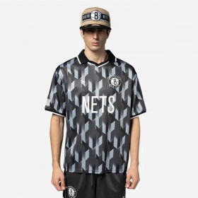 Polera  Brooklyn Nets NBA Soccer Pack Dk Grey