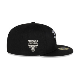 Gorro 59Fifty MLB Chicago Bulls Soul Black and Silver Black