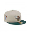 Jockey Chicago Bulls NBA 59Fifty Tree Bark Fill Grey New Era