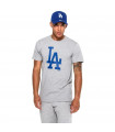 Polera Los Angeles Dodgers MLB  Grey New Era