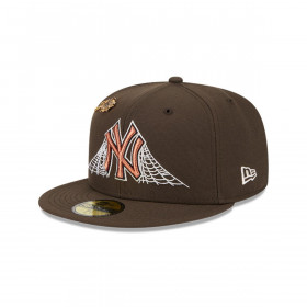 Gorra 59Fifty New York Yankees MLB Spider Pin Dark Brown