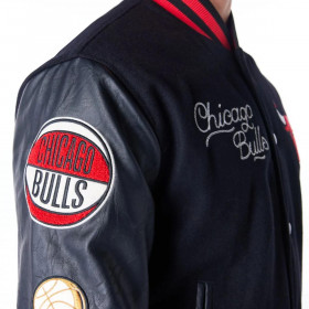 Chaquetas  Chicago Bulls NBA Wordmark Black