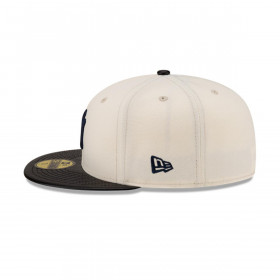 Gorro 59fifty MLB New York Yankees Leather Visor White