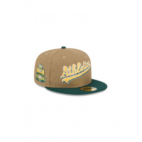 Gorro 59fifty MLB Oakland Athletics Canvas Crown Med Beige