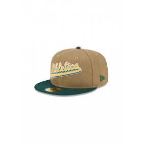 Gorro 59fifty MLB Oakland Athletics Canvas Crown Med Beige