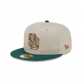 Jockey San Diego Padres MLB 59Fifty Tree Bark Fill Grey