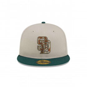 Jockey San Diego Padres MLB 59Fifty Tree Bark Fill Grey