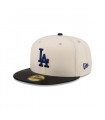 Gorro 59fifty MLB Los Angeles Dodgers Leather Visor White