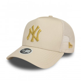 Gorra 9Forty New York Yankees MLB Metallic Logo Light Beige