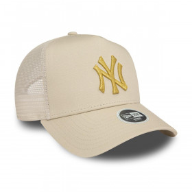 Gorra 9Forty New York Yankees MLB Metallic Logo Light Beige