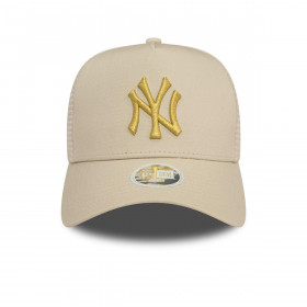 Gorra 9Forty New York Yankees MLB Metallic Logo Light Beige