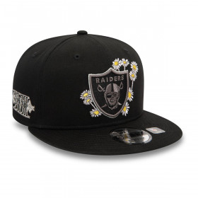 Gorra 9Fifty Las Vegas Raiders NFL Flower Icon Black