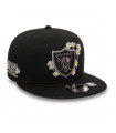 Gorra 9Fifty Las Vegas Raiders NFL Flower Icon Black