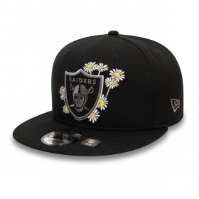 Gorra 9Fifty Las Vegas Raiders NFL Flower Icon Black