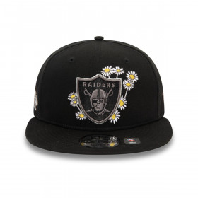 Gorra 9Fifty Las Vegas Raiders NFL Flower Icon Black