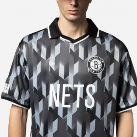 Polera  Brooklyn Nets NBA Soccer Pack Dk Grey