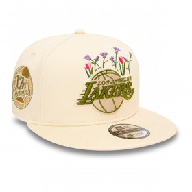 Gorra 9Fifty Los Angeles Lakers NBA Flower Icon Light Beige