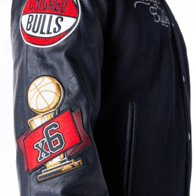 Chaquetas  Chicago Bulls NBA Wordmark Black