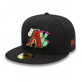 Gorra 59Fifty Arizona Diamondbacks MLB Seasonal Flower Black