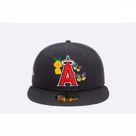 Gorra 59Fifty Anaheim Angels MLB Seasonal Flower Navy