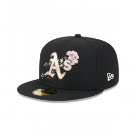 Gorro 59fifty Oakland Athletics Dotted Floral Black New Era