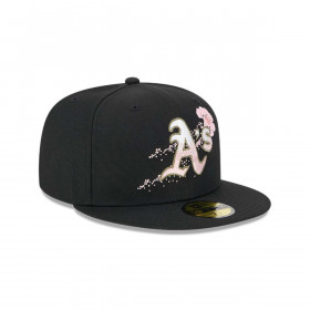 Gorro 59fifty Oakland Athletics Dotted Floral Black New Era