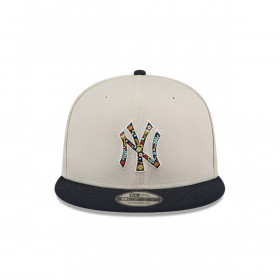 Gorro 9fifty MLB New York Yankees Floral Fill Light Beige