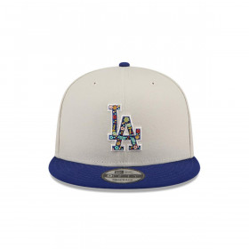 Gorro 9fifty MLB Los Angeles Dodgers Floral Fill Light Beige