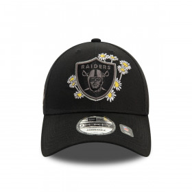 Gorra 9Forty Las Vegas Raiders MLB Flower Icon Black