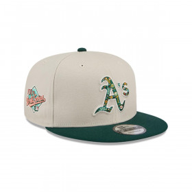 Gorro 9fifty MLB Oakland Athletics Floral Fill Light Beige