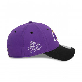 Gorra 9Forty Los Angeles Lakers NBA Side Patch Purple