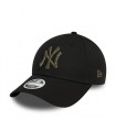 Gorra 9Forty New York Yankees MLB Metallic Logo Negro Women