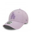 Gorra 9Forty Los Angeles Dodgers Metallic Logo Purple Woman