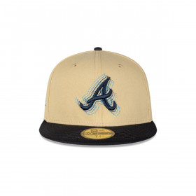 Gorra 59Fifty Atlanta Braves MLB Pack Illusion Gold