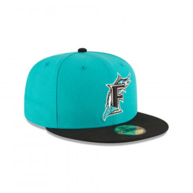 Gorra Florida Marlins MLB 59Fifty Wool Turquoise New Era