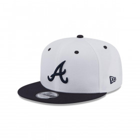 Gorra 9Fifty Atlanta Braves MLB White Crwn Patch White