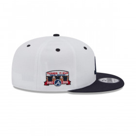 Gorra 9Fifty Atlanta Braves MLB White Crwn Patch White