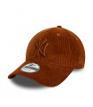 Gorra 9Forty New York Yankees MLB Monotone Cord Med Brown