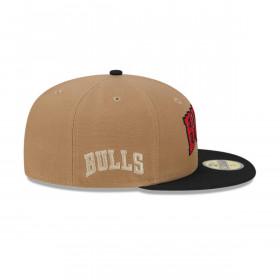 Gorra 59Fifty Chicago Bulls NBA Classic 8-Bit Wordmark Beige