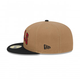 Gorra 59Fifty Chicago Bulls NBA Classic 8-Bit Wordmark Beige