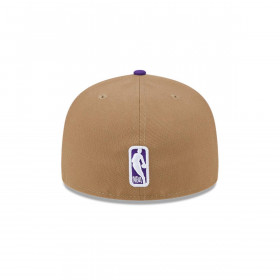 Gorra 59Fifty Los Angeles Lakers NBA Classic 8-Bit Wordmark Beige