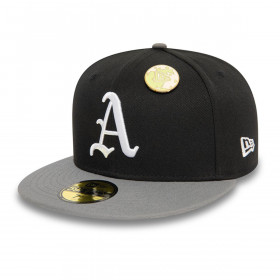 Gorra 59Fifty Oakland Athletics MLB Contrast Pin Black