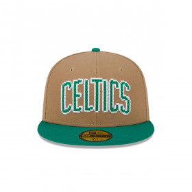 Gorra 59Fifty Boston Celtics NBA Classic 8-Bit Wordmark Beige